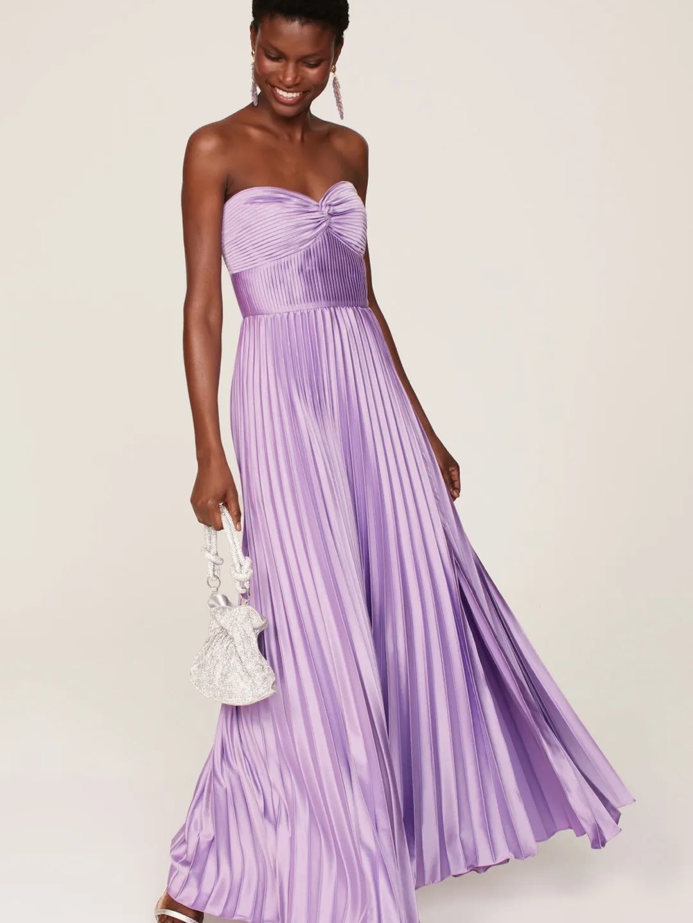 Amur Stef Pleated Gown